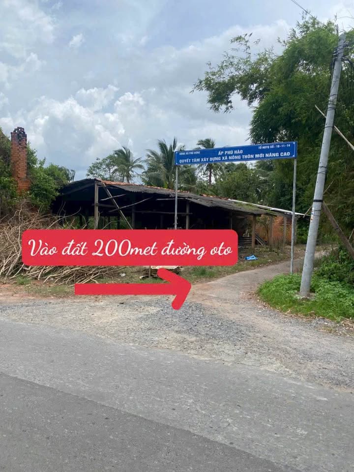 Đất Nền Biệt Thự Phú Hưng Bến Tre 425m² - Giá Tốt 490 Triệu