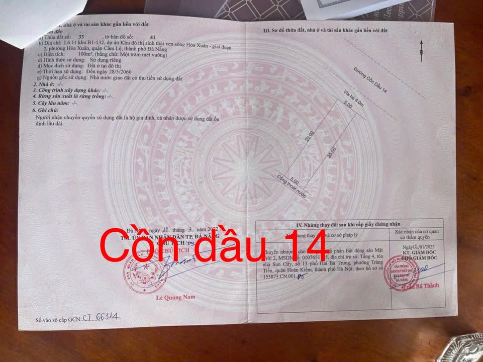 Bán Townhouse Hòa Xuân Đà Nẵng 125m² Hướng Đông - Giá Tốt 6.4 Tỷ