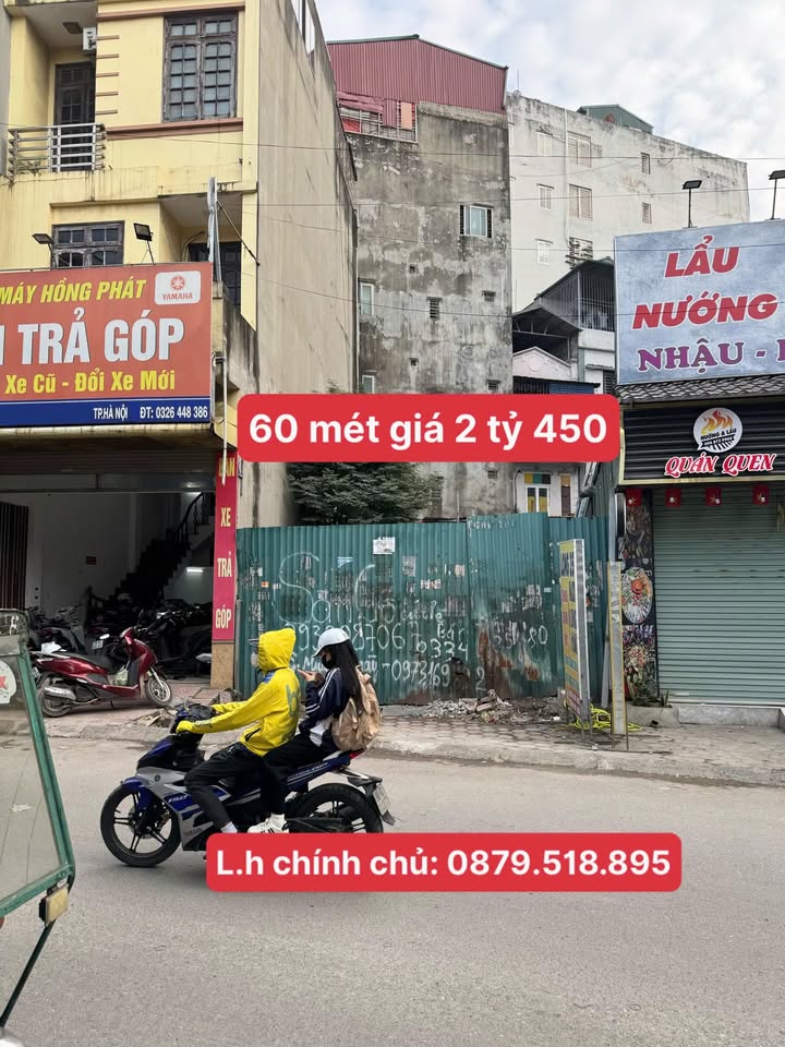 Bán đất vàng Cầu Giấy 60m², 2.45 tỷ - Sổ đỏ chính chủ, ô tô tránh