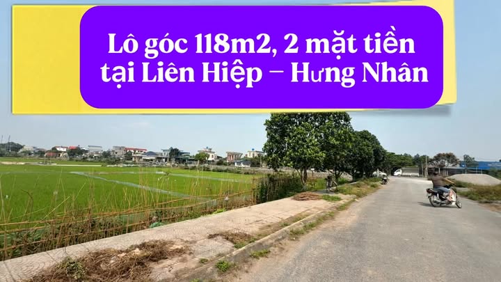 Đất Nền Lô Góc 118m² Gần QL39, Thái Bình – Đầu Tư Đón Sóng KCN