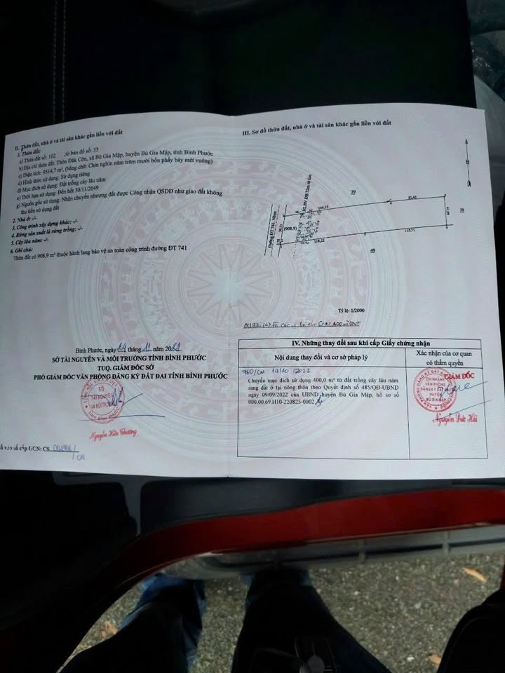 Đất Nền Mặt Tiền DT741 Bình Phước - 10.000m² Giá 4.5 Tỷ