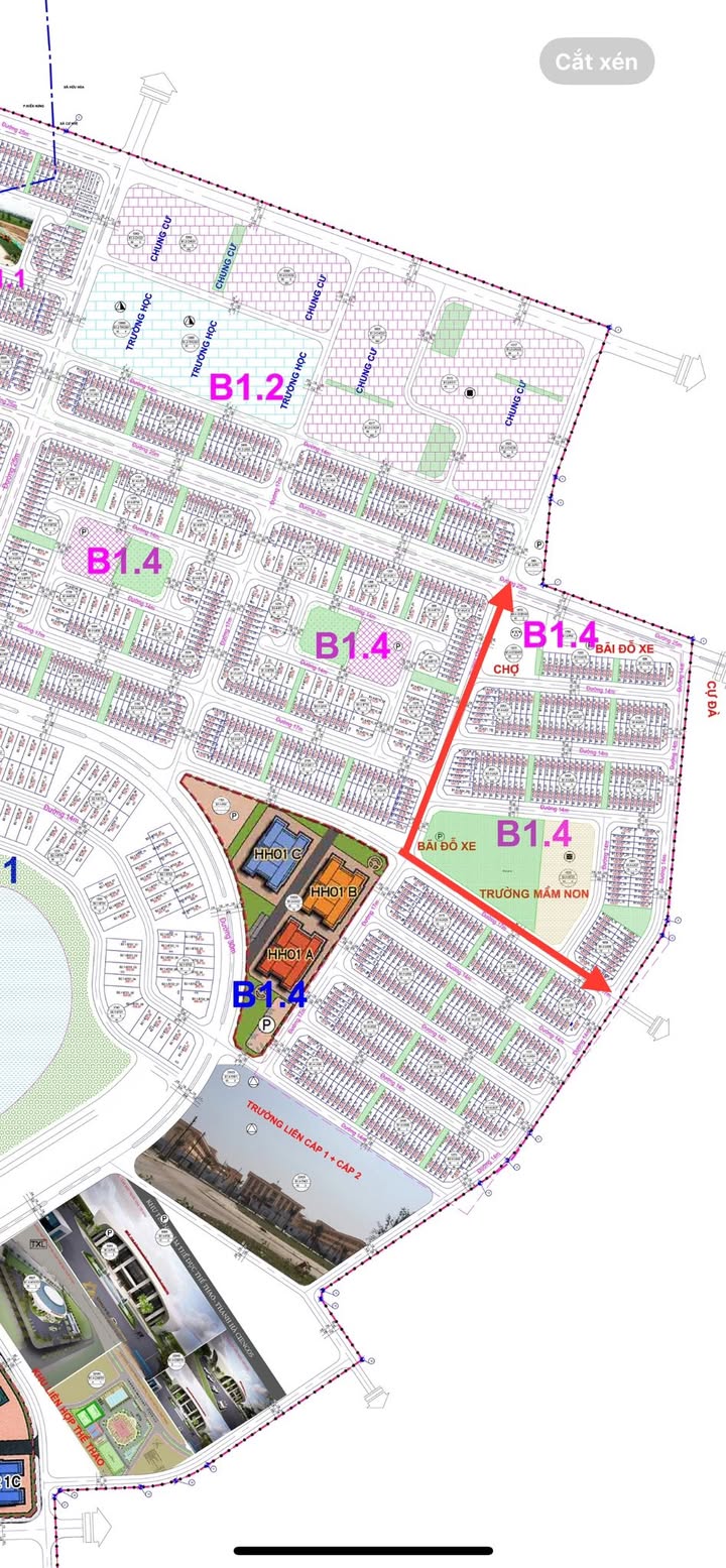 Đất nền Thanh Hà Hà Đông 100m² - Đường 17m, Giá tốt chỉ 10.x tỷ