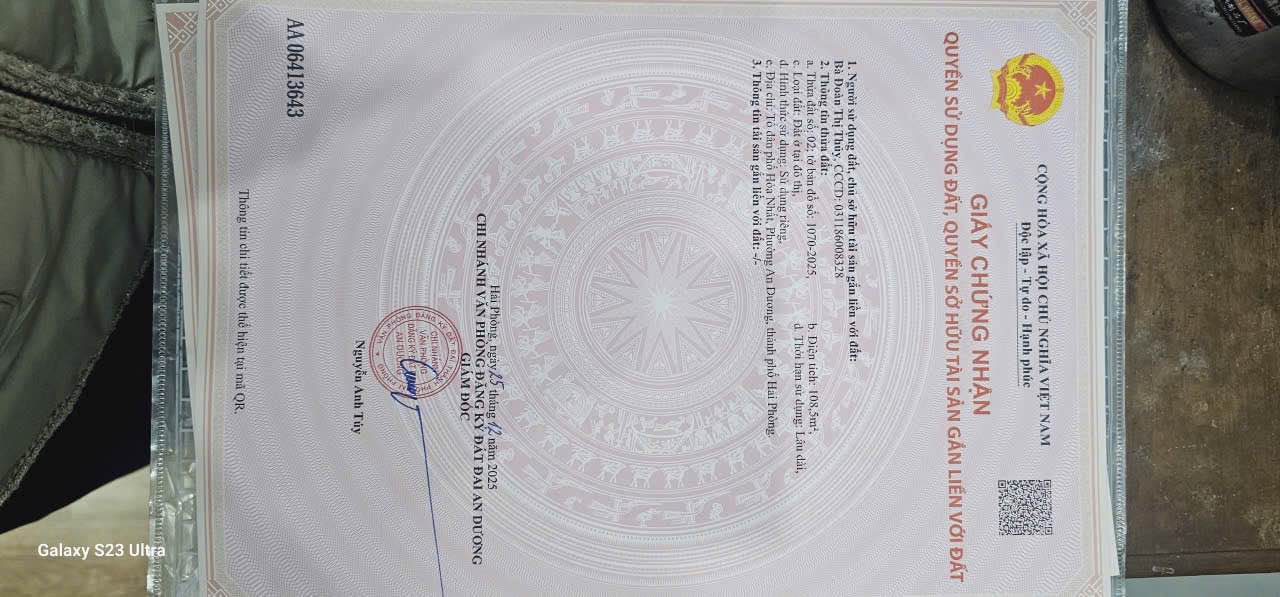 Đất nền mặt tiền đường Cầu Đen, Thanh Xuân - 108.5m² - Sổ đỏ sẵn sàng giao dịch