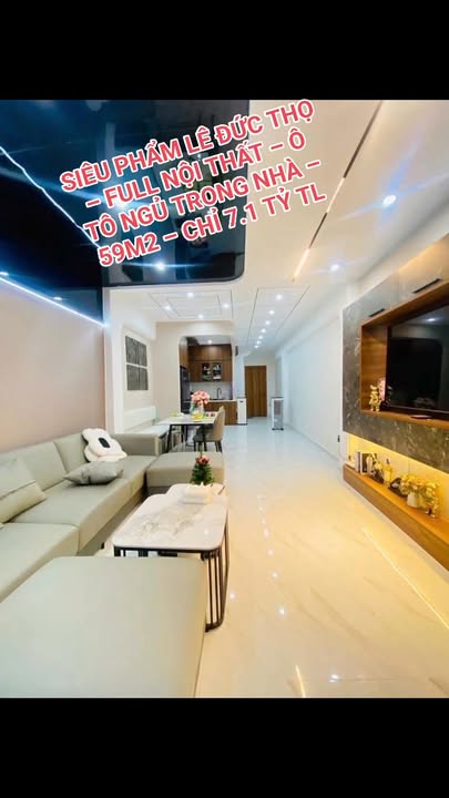 Nhà 59m² Gò Vấp - Full Nội Thất, Ô Tô Ngủ Trong Nhà, Giá 7.1 Tỷ