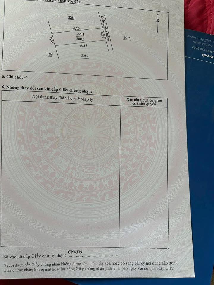 Đất nền Thái Nguyên 300m² - Đối diện Tiểu đoàn Pháo Binh 23 - Đầu tư sinh lời 1.5 tỷ