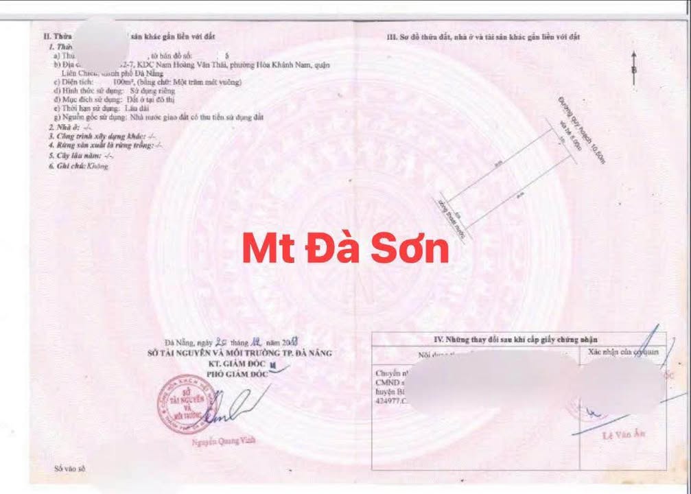 Đất Mặt Tiền Đà Sơn Củ Chi 100m² - Sổ Đỏ, Hướng Đông Bắc, Giá 5.5 Tỷ