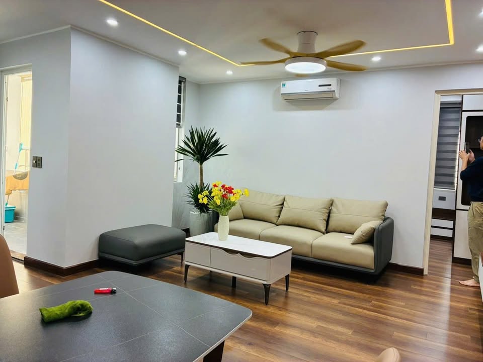 Căn hộ góc 2PN 58m² Tòa HHA Tân Tây Đô - Sổ đỏ, Full nội thất xịn