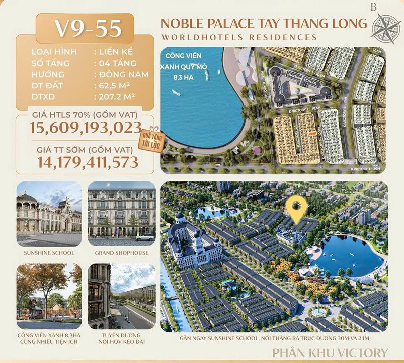 Nhà Liền Kề Noble Palace 62.5m² - Sẵn Sàng Đầu Tư & An Cư Dài Hạn