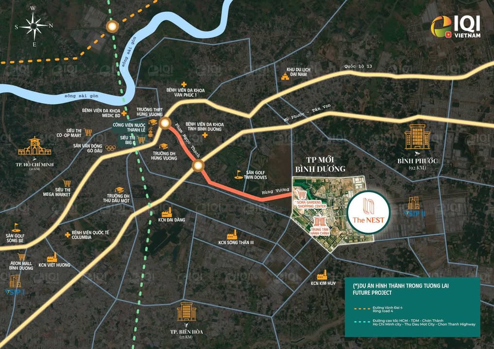 Căn hộ The NEST Bình Dương - 2PN 2.3 Tỷ, Sổ Hồng, Vừa Ở Vừa Đầu Tư