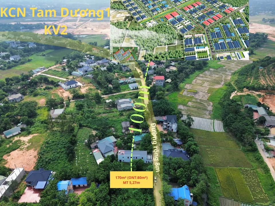 Đất Vĩnh Phúc - Mặt Tiền Trục Chính Yên Sơn, 172m², Giá 2 Tỷ