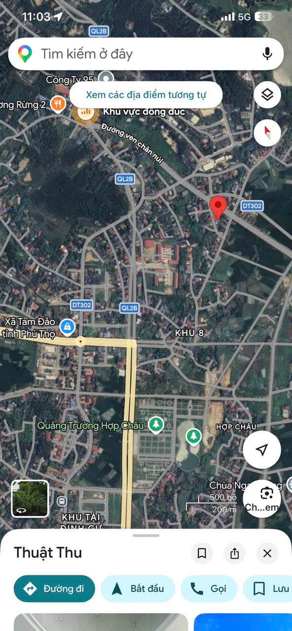 Bán Đất Vĩnh Phúc 120m² - Sổ Đỏ, Cạnh Sân Golf Tam Đảo, Giá 1.4 Tỷ