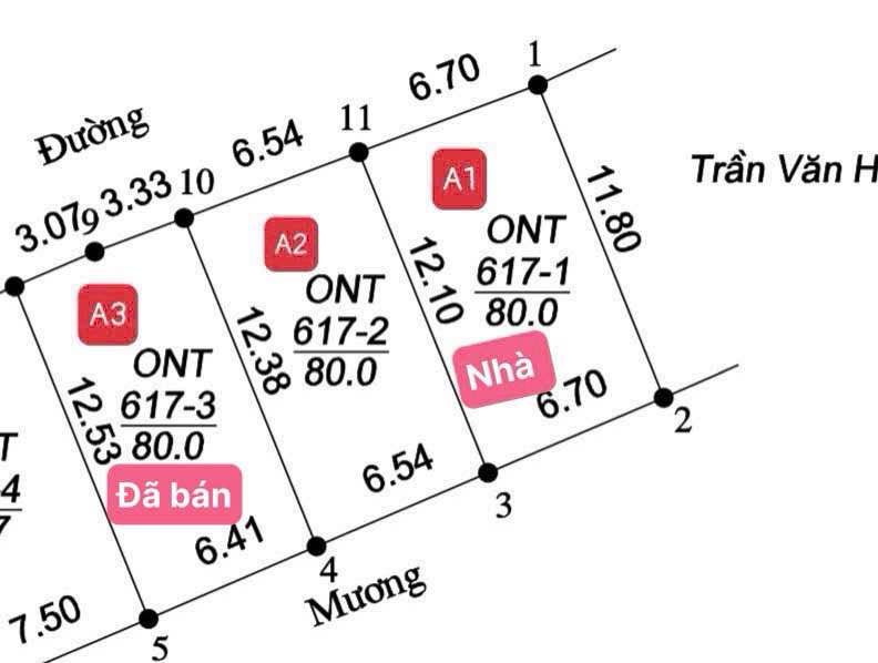 Đất nền Hương Canh, Bình Xuyên 80m² - Sổ đỏ full thổ cư, giá chỉ từ 1.6 tỷ