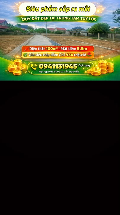 Đất Nền Trung Tâm Tuy Lộc 100m² - Sổ Đỏ Sẵn Sàng - Chỉ 400 Triệu