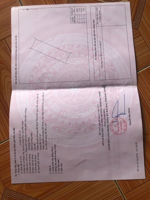 Đất nền Lương Tài, Bắc Ninh - Lô góc 2 mặt tiền 105m² - Giá tốt đầu tư