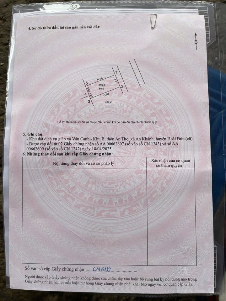 Đất Dịch Vụ An Thọ 60m² - Vị Trí Đắc Địa, Tiềm Năng Đầu Tư Cao