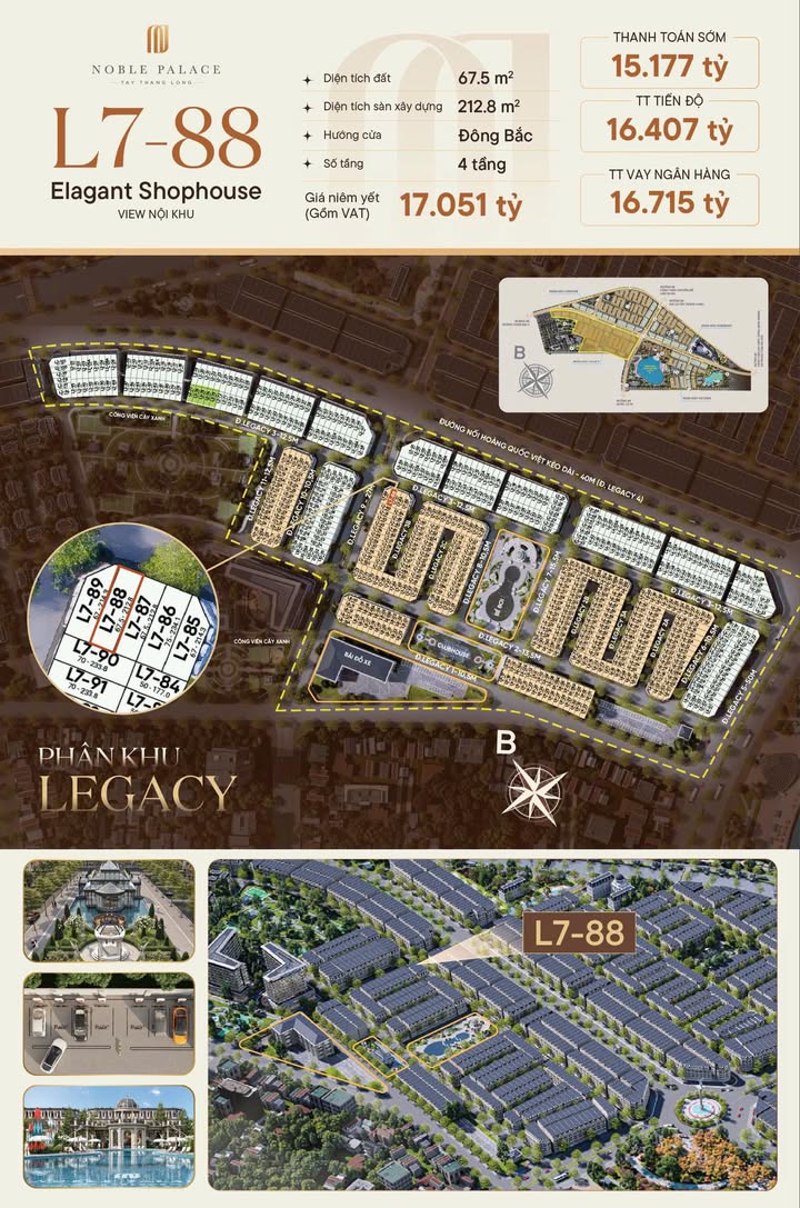 Shophouse Legacy Noble Palace 67.5m² - Kinh doanh đắc lộc, đầu tư sinh lời