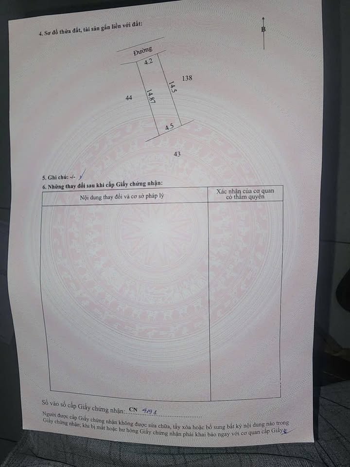 Đất nền Đường Hào, Khoái Châu - 63.9m² - Sổ đỏ sẵn sàng giao dịch