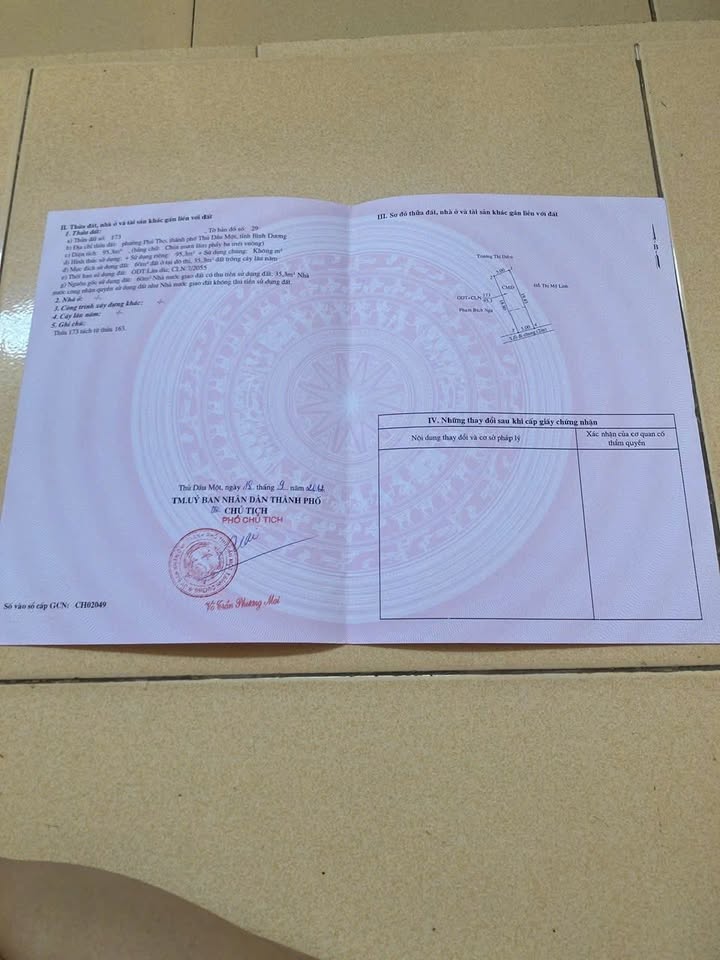 Đất Vàng Thủ Dầu Một - 97.5m² Sổ Hồng Riêng, Cạnh Biệt Thự, Giá 2.85 Tỷ