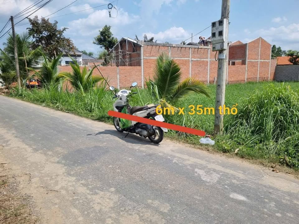 Đất Mặt Tiền Nhựa An Thạnh, TP. Tân An - 210m² Hướng Bắc, Giá 930 Triệu