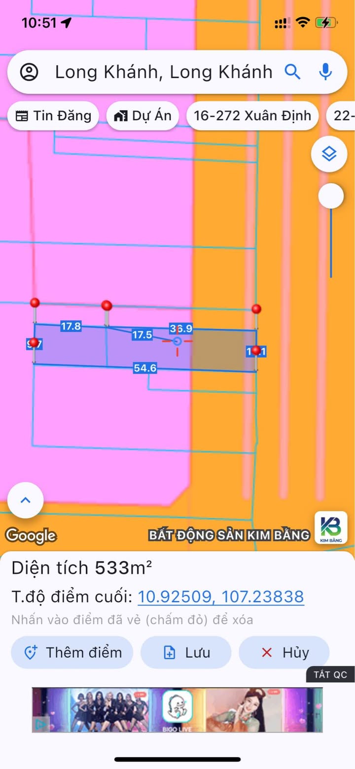Mặt Tiền Kinh Doanh 21/4, Long Khánh 530m² - Giá 12 Tỷ