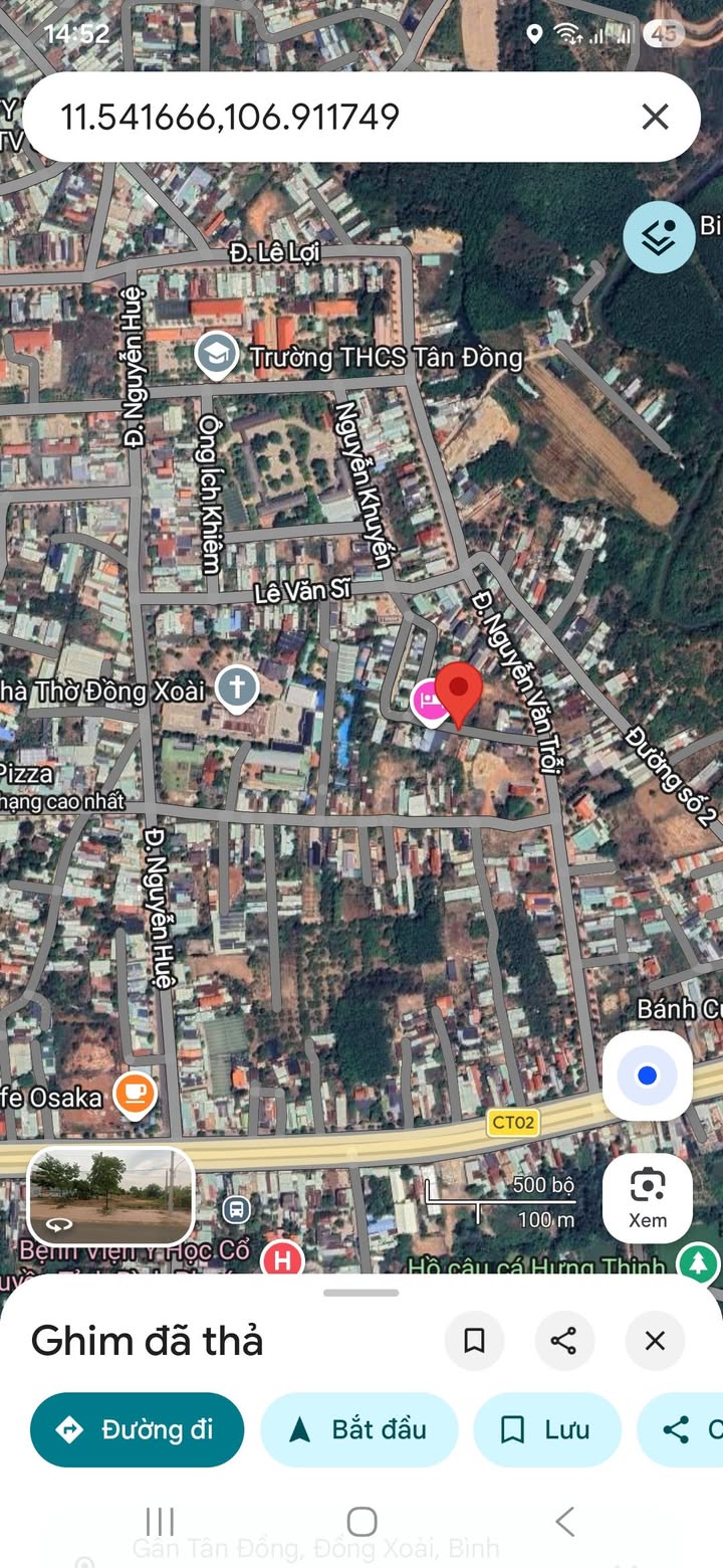 Bán đất Tân Phú, Đồng Xoài 310m² (100m² thổ cư) - Giá hơn 2 tỷ