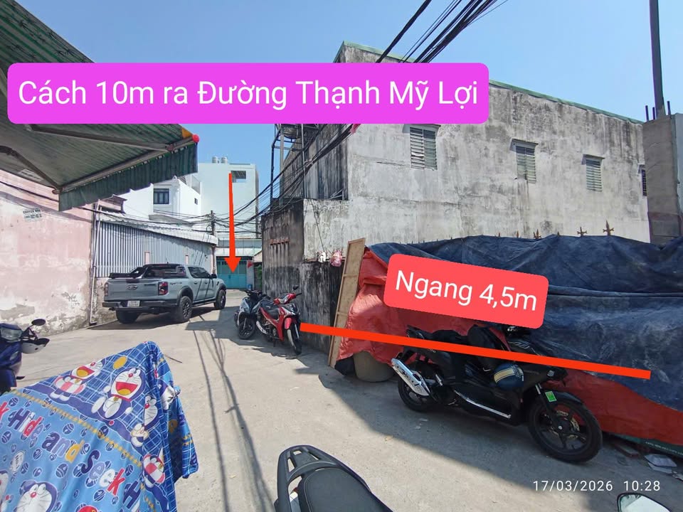 Bán Đất Thạnh Mỹ Lợi Quận 2 - 90m² - Hẻm Xe Hơi - Sổ Hồng Riêng