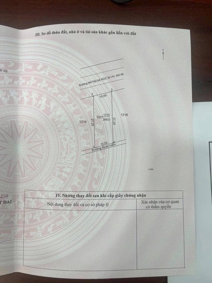 Đất thổ cư 10m² Dầu Tiếng, Bình Dương - Sổ hồng sẵn, giá 1 tỷ