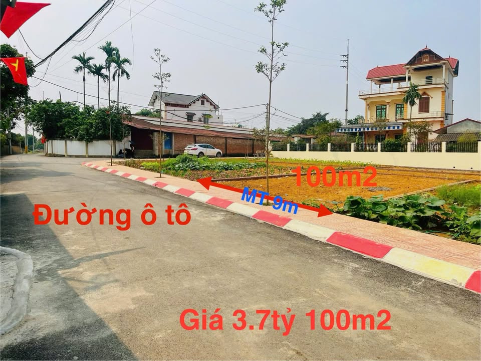 Bán Đất Nền Hòa Lạc 100m² - Sổ Đỏ Chính Chủ, Giá 3.7 Tỷ