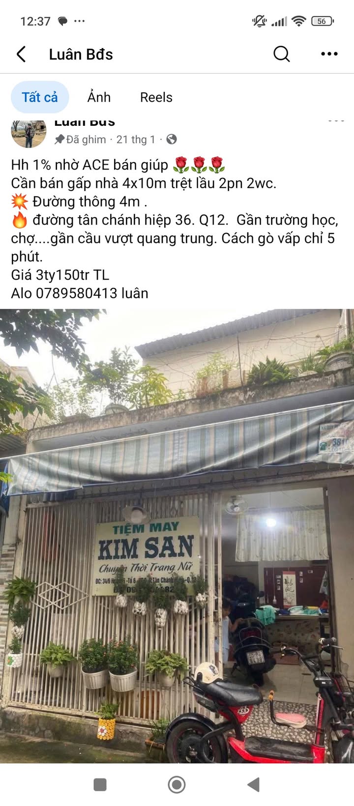 Nhà 40m² Quận 12, 3 Tỷ - Hạ Giá Bán Gấp, SHR Sẵn Sàng