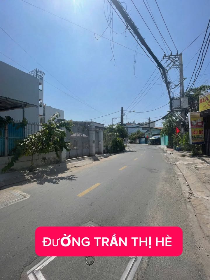 Bán đất nền Quận 12 mặt tiền Trần Thị Hè 418m² - Giá 5.5 tỷ TL