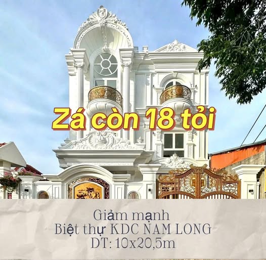 Biệt thự mặt tiền Nguyễn Văn Lưu, Cần Thơ - 205m² - Giảm sâu còn 18 tỷ