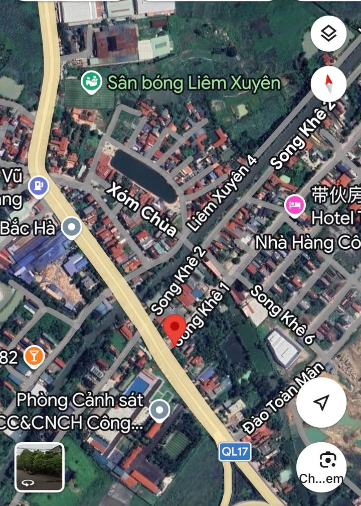 Bán Đất Lô Góc 100m² Mặt Tiền QL17 Song Khê, Bắc Ninh - Có Sẵn Nhà 2 Tầng Kinh Doanh Tốt