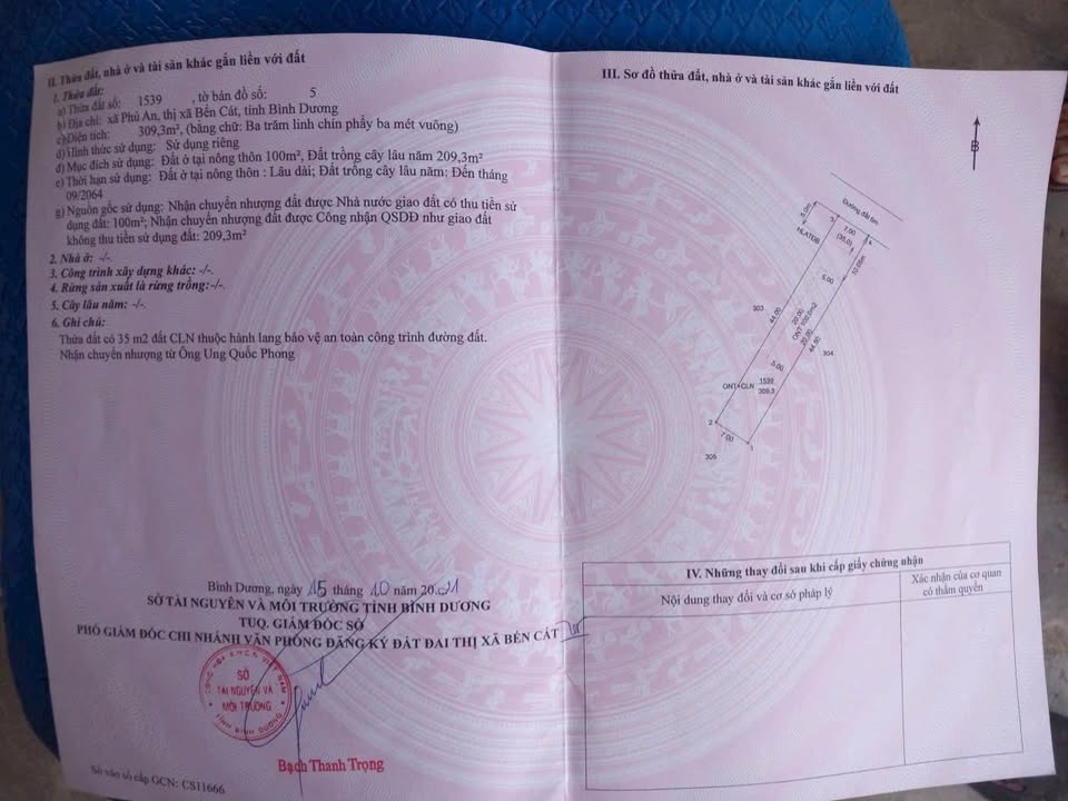 Đất Nền 308m² Sổ Đỏ Thổ Cư - Gần Sông Sài Gòn, Thủ Dầu Một