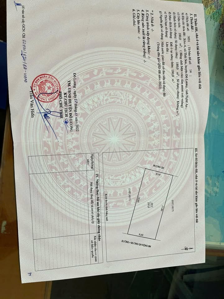 Đất Đấu Giá Thái Sơn, Hưng Nguyên 180m² - Sổ Đỏ Rõ Ràng, Giá Đầu Tư 1 Tỷ