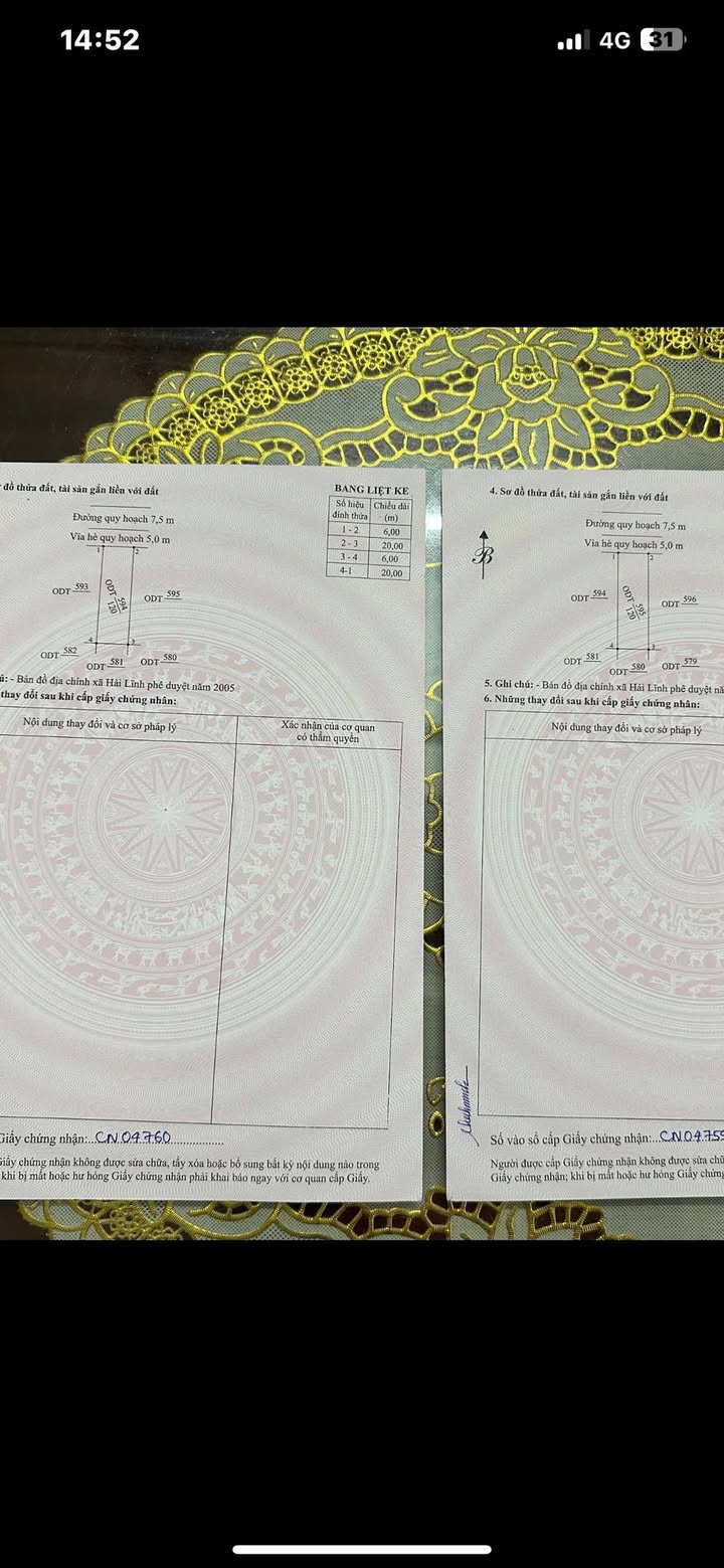 Bán 2 Lô Liền Kề Đại Thắng, Thanh Hóa - 120m² Hướng Bắc, Đối Diện Công Viên