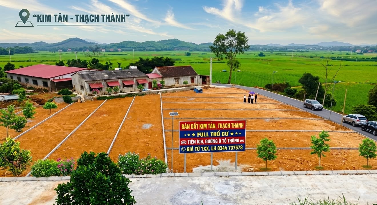 Đất Thổ Cư Kim Tân - Thanh Hóa: 100m², Giá Chỉ Từ 1xx Triệu, Sẵn Sàng Công Chứng