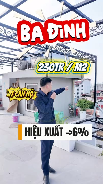 Cho thuê CCMN Hoàng Hoa Thám, Ba Đình 75m² - Dòng tiền 100tr/tháng
