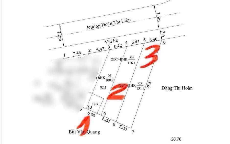 Mặt Tiền Đoàn Thị Liên, Thủ Dầu Một - 100.8m² Kinh Doanh Sầm Uất