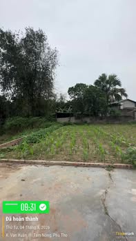 Bán đất Dị Nậu, Tam Nông, Phú Thọ - 106m² - 400 triệu - Sổ đỏ thổ cư