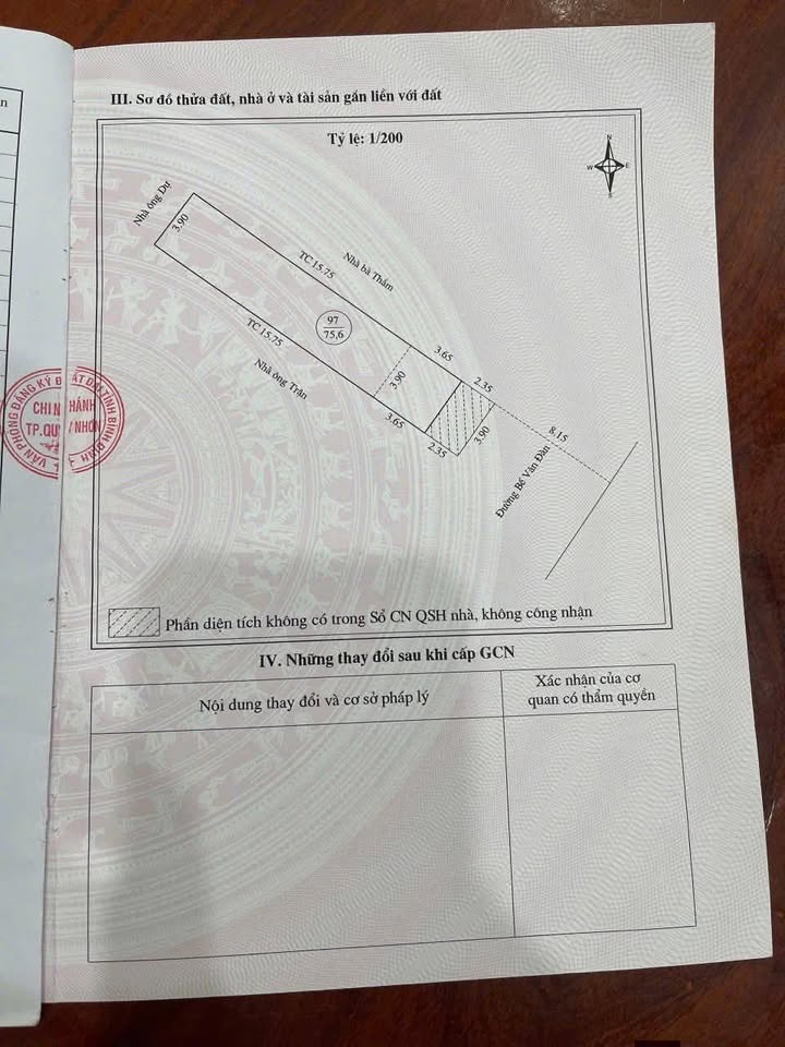 Nhà 76m² Mặt Tiền Bế Văn Đàn, Quy Nhơn - Sổ Hồng Riêng