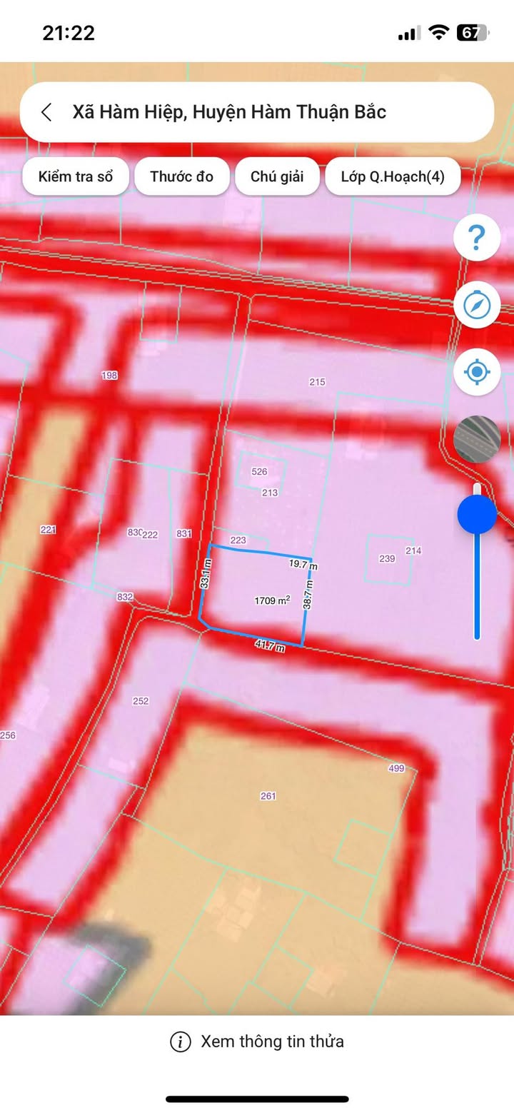 Bán Đất Vườn 1700m² Hàm Hiệp, Bình Thuận - 2 Mặt Tiền Oto, 1.2 Tỷ