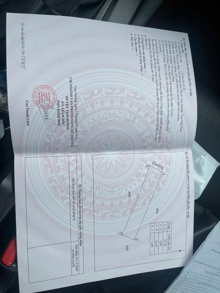 Bán Đất Vĩnh Yên 129m² Sổ Đỏ Vị Trí Đẹp, Gần KCN