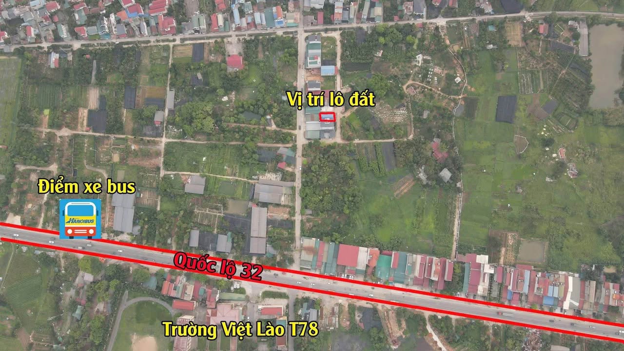 Đất Đan Phượng 131.5m² - Sổ Đỏ Sẵn Sàng, Giá F0 Gần QL32