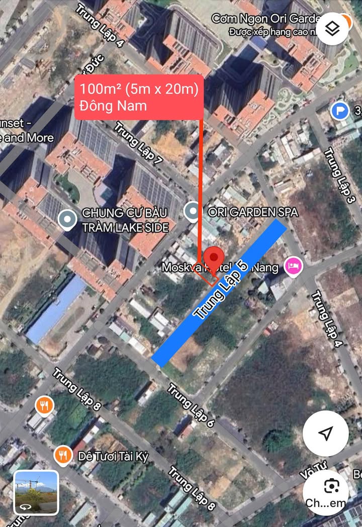 Đất Vàng 100m² Mặt Tiền Trung Lập, Đà Nẵng - Giá 3.95 Tỷ