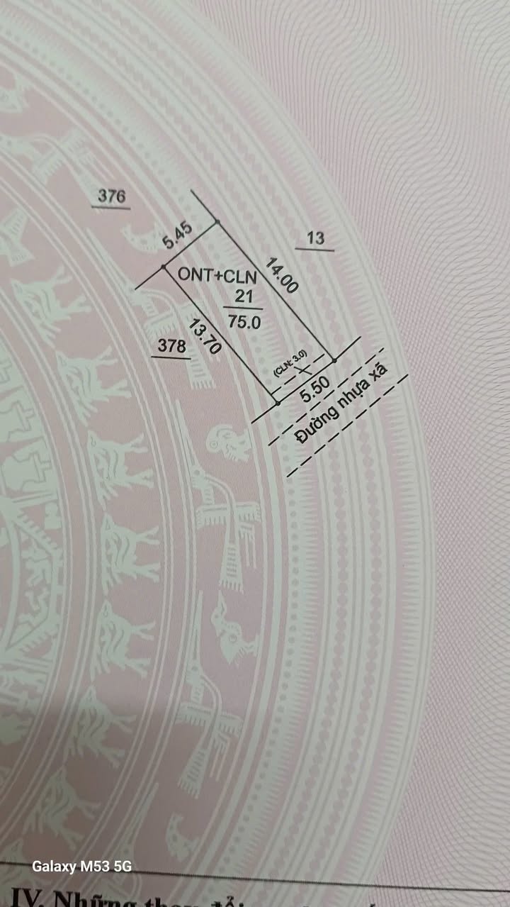 Đất nền mặt đường An Đức, Ninh Giang 75m² - Sổ đỏ sẵn sàng giao dịch