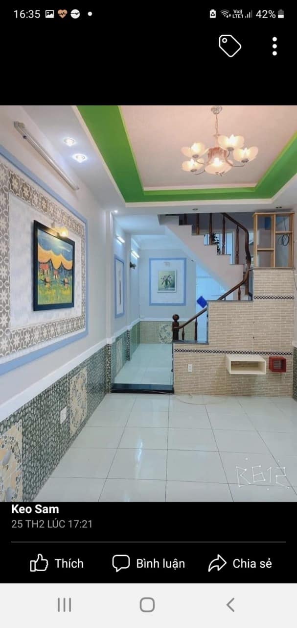 Nhà Trệt 2 Lầu Nơ Trang Long, Bình Thạnh - 4PN, 40m², 3.7 Tỷ TL