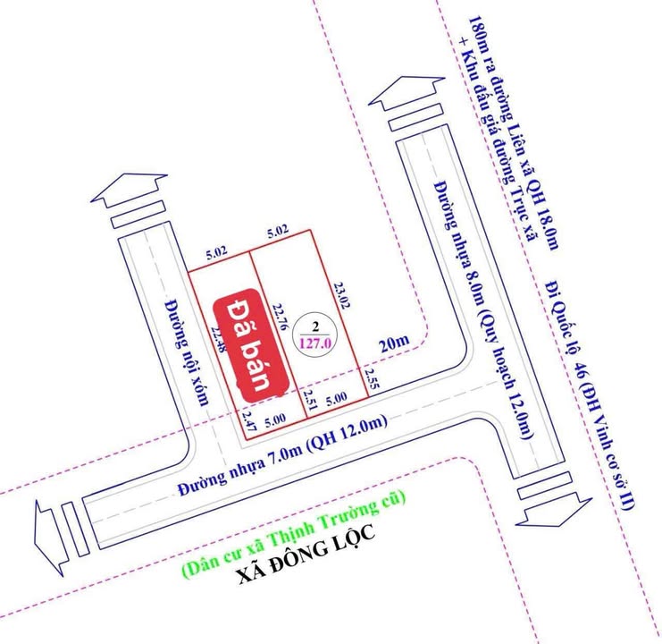 Đất Nền Nghi Trường Vinh 127m² - Đầu Tư Sinh Lời Vượt Trội