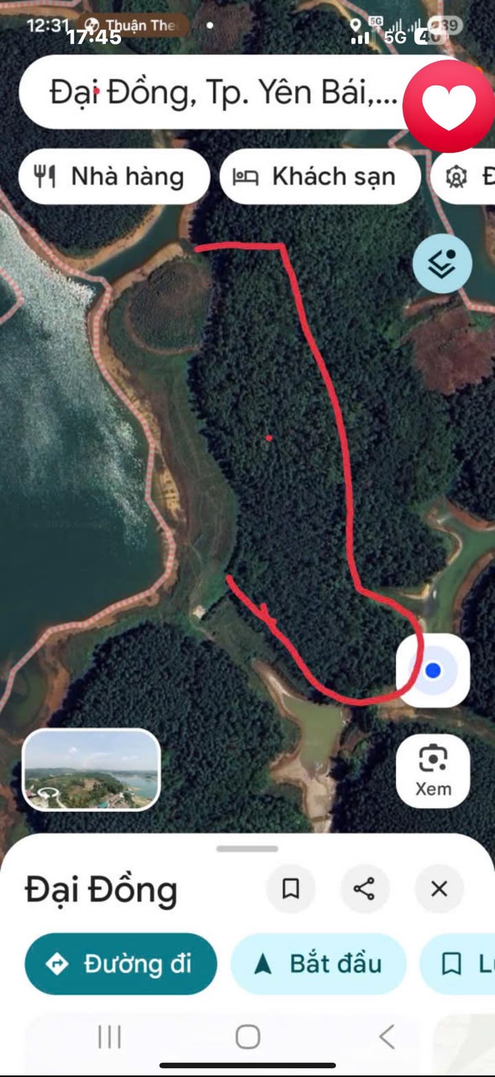 Bán Đảo Hồ Thác Bà 30731m² - Cơ Hội Đầu Tư Sinh Thái Hiếm Có