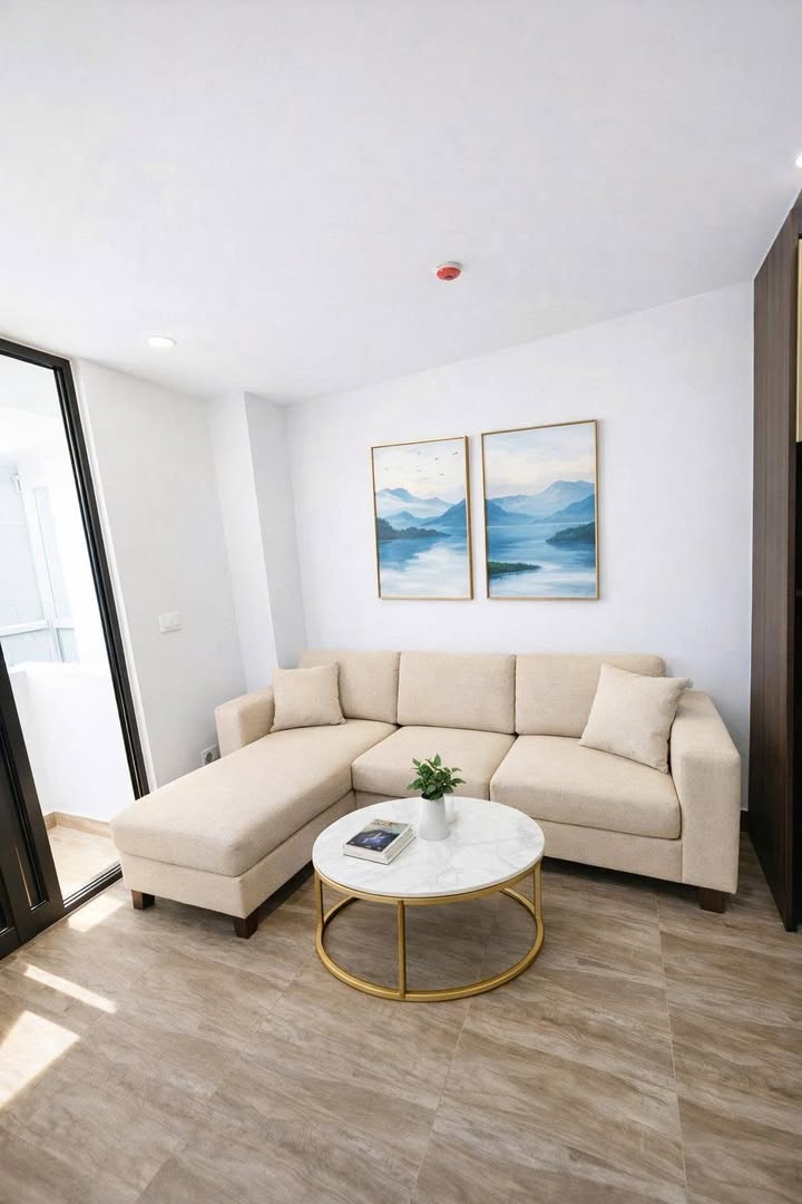 Cho thuê căn hộ 1PN Đồng Cổ, Tây Hồ 45m² - Nội thất óc chó cao cấp