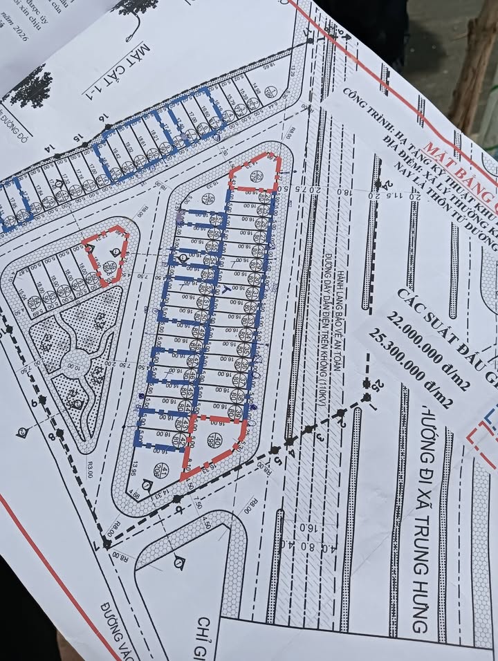 Đất đấu giá Yên Mỹ, Hưng Yên 80m² - Sổ đỏ sẵn sàng, view vườn hoa